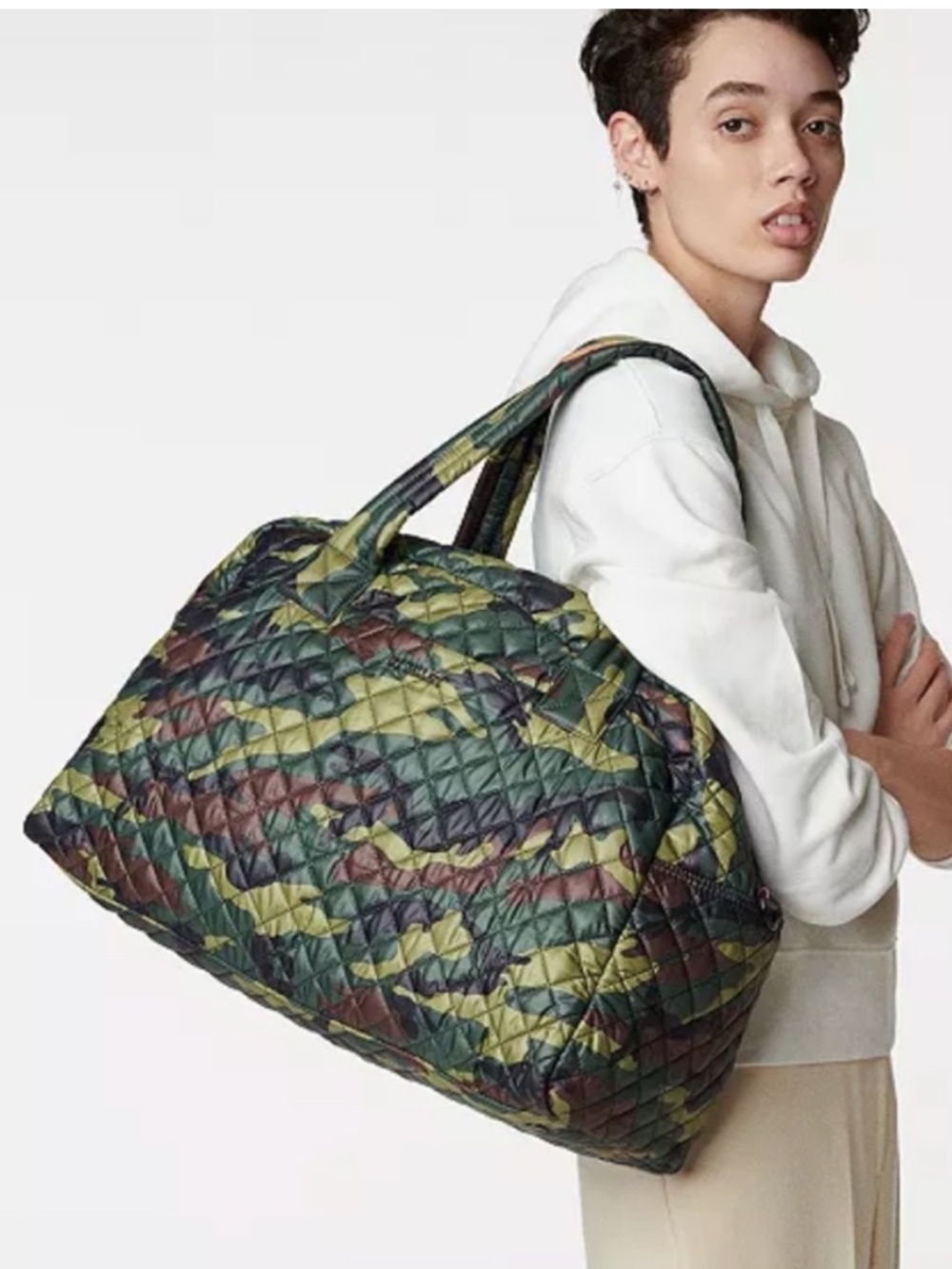 MZ WALLACE Jim Travel Bag Camo